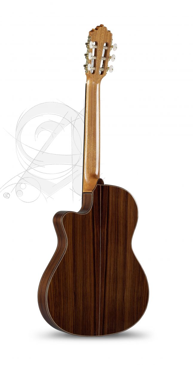 Guitarra Clasica Alhambra 5P CT E2 Electrificada con Funda